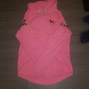 Pink hoodie